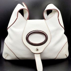 Dolce and Gabbana - White Borsa Vitello Lucido